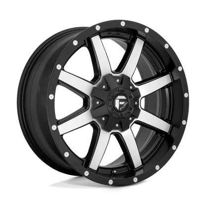 Fuel 1PC D537 MAVERICK MATTE BLACK MACHINED