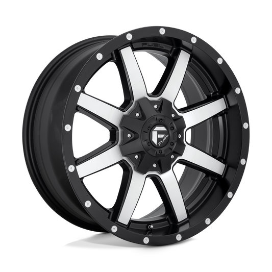 Fuel 1PC D537 MAVERICK MATTE BLACK MACHINED