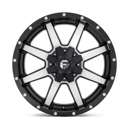 Fuel 1PC D537 MAVERICK MATTE BLACK MACHINED