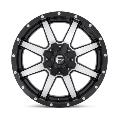 Fuel 1PC D537 MAVERICK MATTE BLACK MACHINED