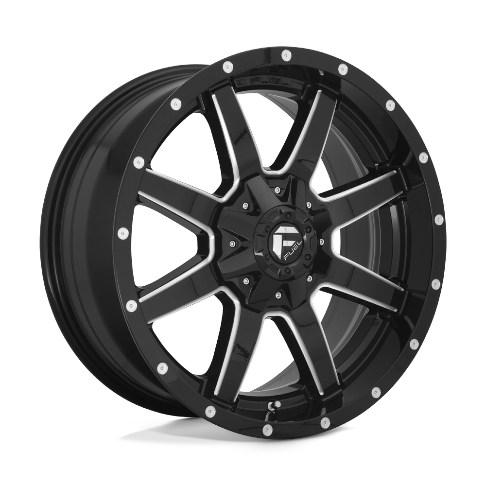 Fuel 1PC D610 MAVERICK GLOSS BLACK MILLED