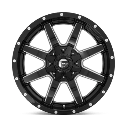 Fuel 1PC D610 MAVERICK GLOSS BLACK MILLED