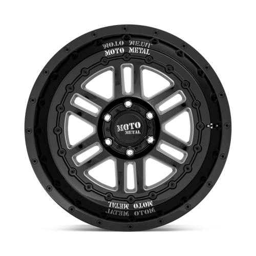 Moto Metal MO800 DEEP SIX GLOSS BLACK MILLED