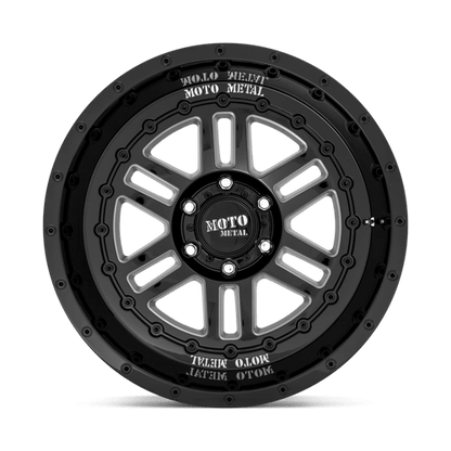 Moto Metal MO800 DEEP SIX GLOSS BLACK MILLED