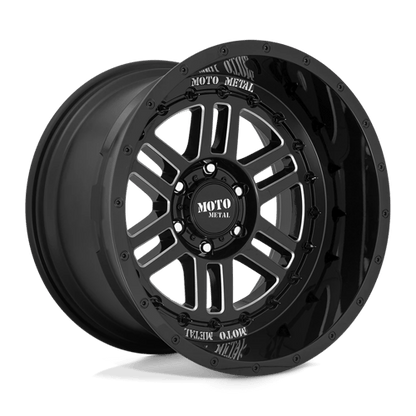 Moto Metal MO800 DEEP SIX GLOSS BLACK MILLED