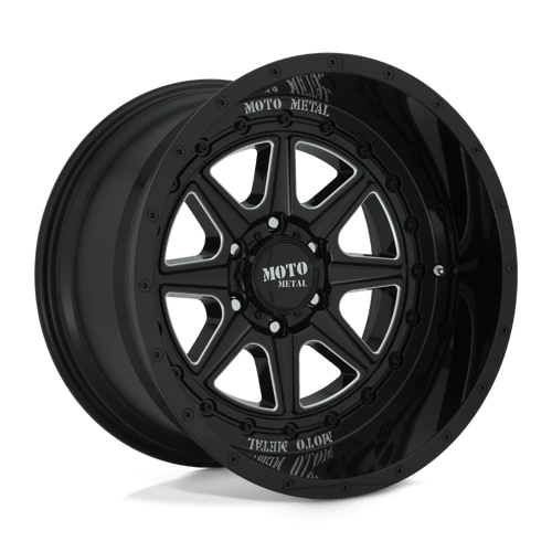 Moto Metal MO801 PHANTOM GLOSS BLACK MILLED