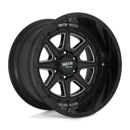 Moto Metal MO801 PHANTOM GLOSS BLACK MILLED
