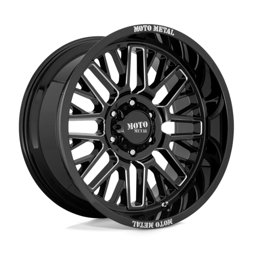 Moto Metal MO802 WARLOCK GLOSS BLACK MILLED