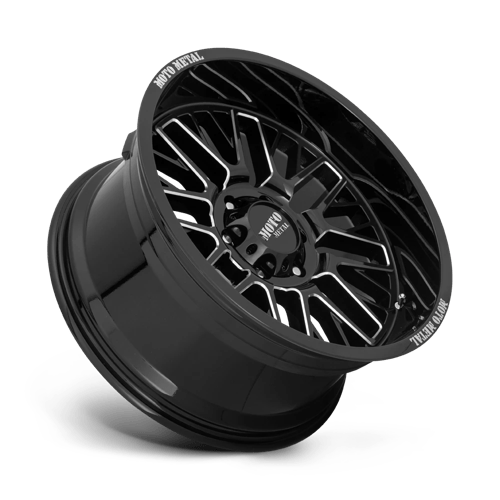 Moto Metal MO802 WARLOCK GLOSS BLACK MILLED