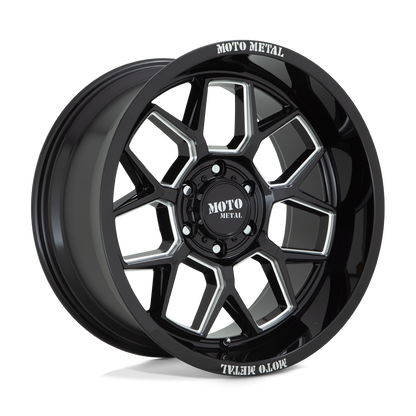 Moto Metal MO803 BANSHEE GLOSS BLACK MILLED