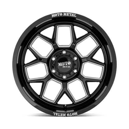 Moto Metal MO803 BANSHEE GLOSS BLACK MILLED