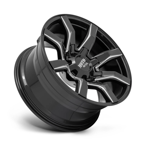 Moto Metal MO804 SPIDER GLOSS BLACK MILLED