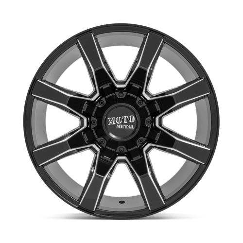 Moto Metal MO804 SPIDER GLOSS BLACK MILLED