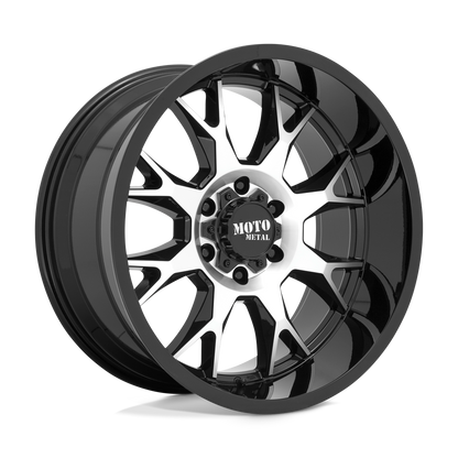 Moto Metal MO806 GLOSS BLACK MACHINED