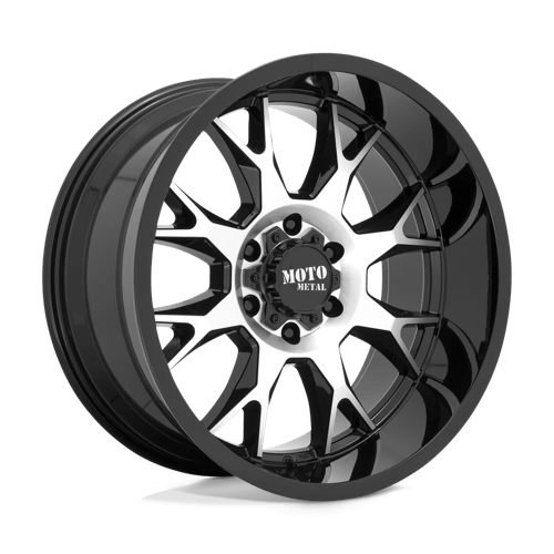 Moto Metal MO806 GLOSS BLACK MACHINED