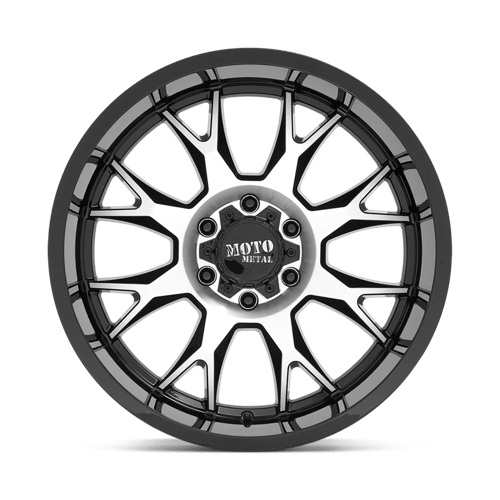 Moto Metal MO806 GLOSS BLACK MACHINED