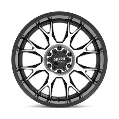 Moto Metal MO806 GLOSS BLACK MACHINED