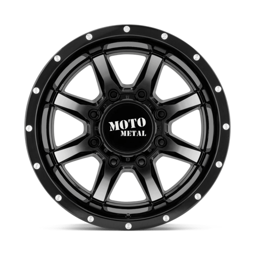 Moto Metal MO995 GLOSS BLACK MACHINED - REAR