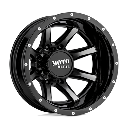 Moto Metal MO995 GLOSS BLACK MACHINED - REAR