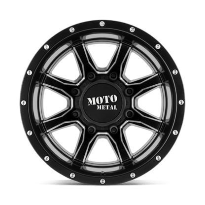 Moto Metal MO995 SATIN BLACK MILLED - REAR