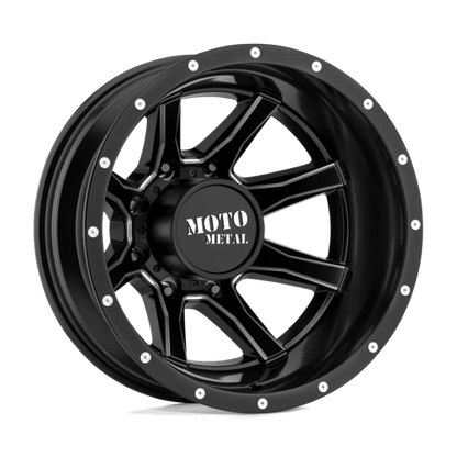Moto Metal MO995 SATIN BLACK MILLED - REAR