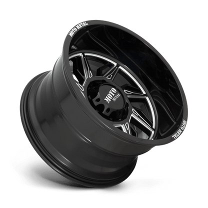 Moto Metal MO997 HURRICANE GLOSS BLACK MILLED - LEFT DIRECTIONAL