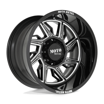 Moto Metal MO997 HURRICANE GLOSS BLACK MILLED - RIGHT DIRECTIONAL