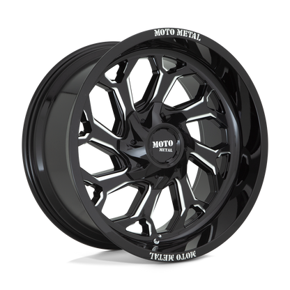 Moto Metal MO999 GLOSS BLACK MILLED