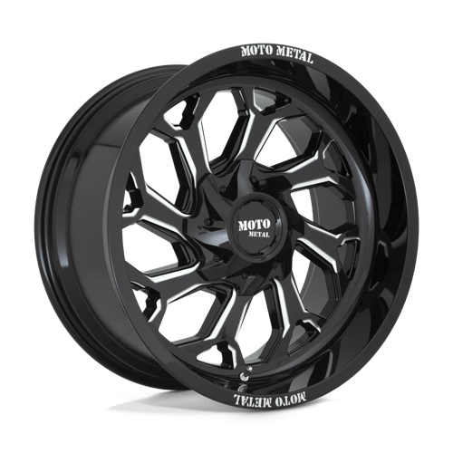 Moto Metal MO999 GLOSS BLACK MILLED