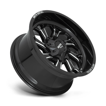 Moto Metal MO999 GLOSS BLACK MILLED