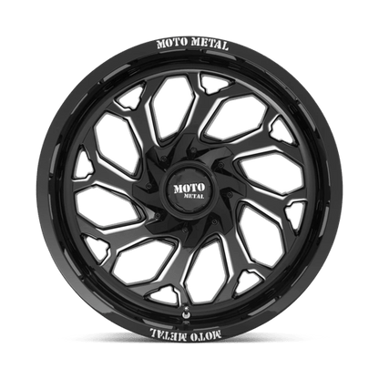 Moto Metal MO999 GLOSS BLACK MILLED