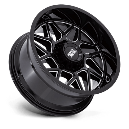 Moto Metal MO812 TURBINE GLOSS BLACK MILLED