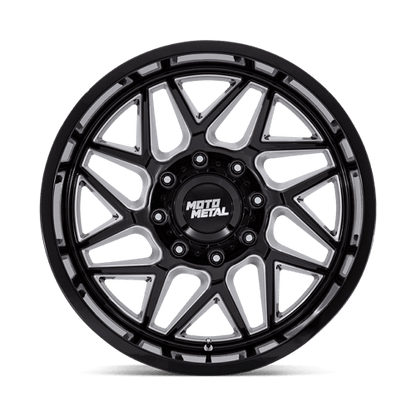 Moto Metal MO812 TURBINE GLOSS BLACK MILLED