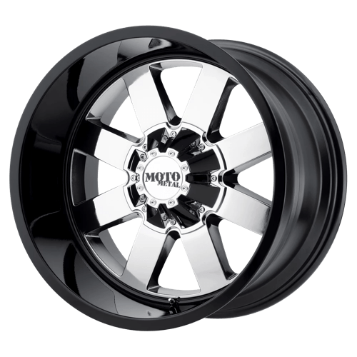 Moto Metal MO962 PVD CENTER GLOSS BLACK LIP