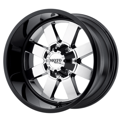 Moto Metal MO962 PVD CENTER GLOSS BLACK LIP