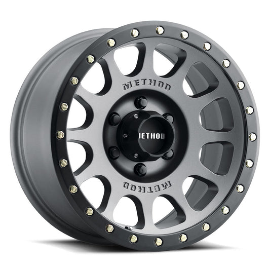 Method Wheels 305
NV Titanium - Matte Black Lip