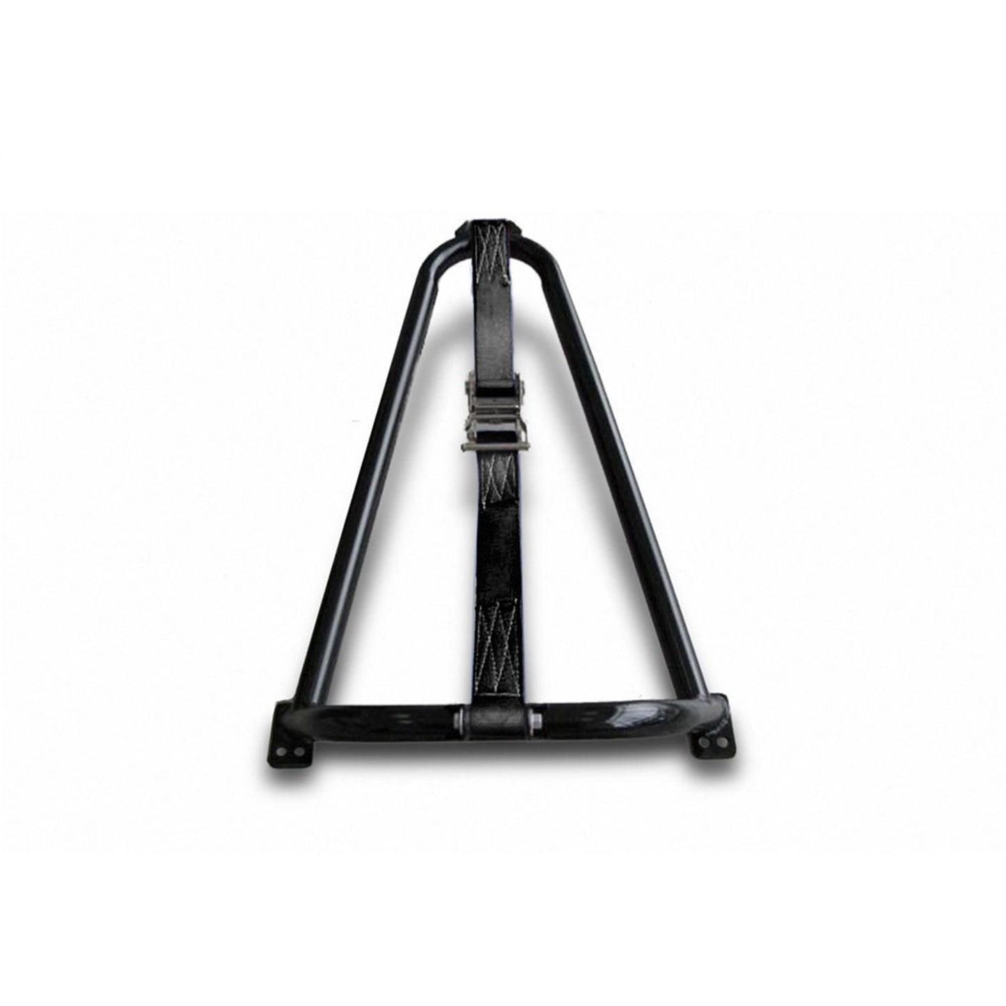 N-Fab | Textured Black Bed Mounted Tire Carrier w/Black Strap | BM1TCBK-TX