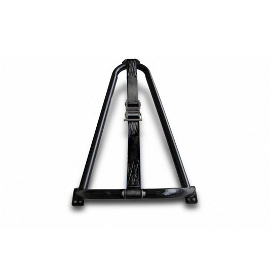 N-Fab | Textured Black Bed Mounted Tire Carrier w/Black Strap | BM1TCBK-TX