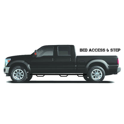 N-Fab | Podium SS-W2W w/Bed Acs (3 Steps)-15.5-18 (19-24 Clc) Ram 1500 6ft.4in. Quad-SS | HPD1594QC-6-SS