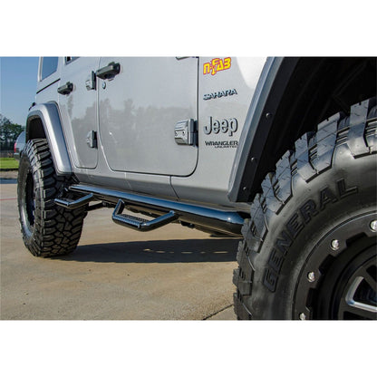 N-Fab | Nerf Step-W2W (2 Stps)-18-24 Wrangler JL 4Dr-Gloss Blk | J1866-GB