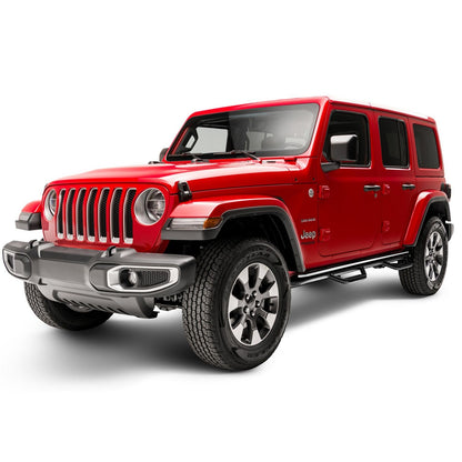 N-Fab | Nerf Step-W2W (2 Stps)-18-24 Wrangler JL 4Dr-Gloss Blk | J1866-GB