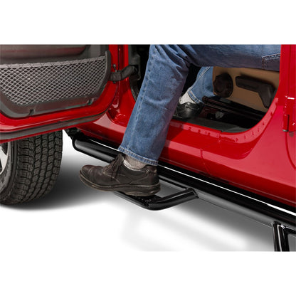 N-Fab | Nerf Step-W2W (2 Stps)-18-24 Wrangler JL 4Dr-Gloss Blk | J1866-GB