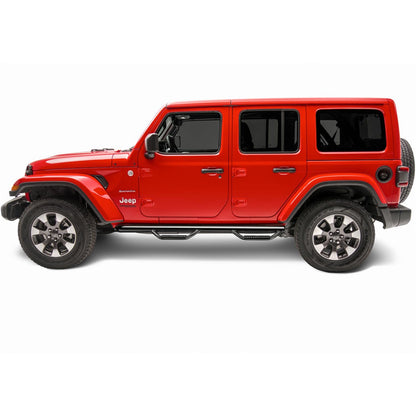 N-Fab | Nerf Step-W2W (2 Stps)-18-24 Wrangler JL 4Dr-Gloss Blk | J1866-GB