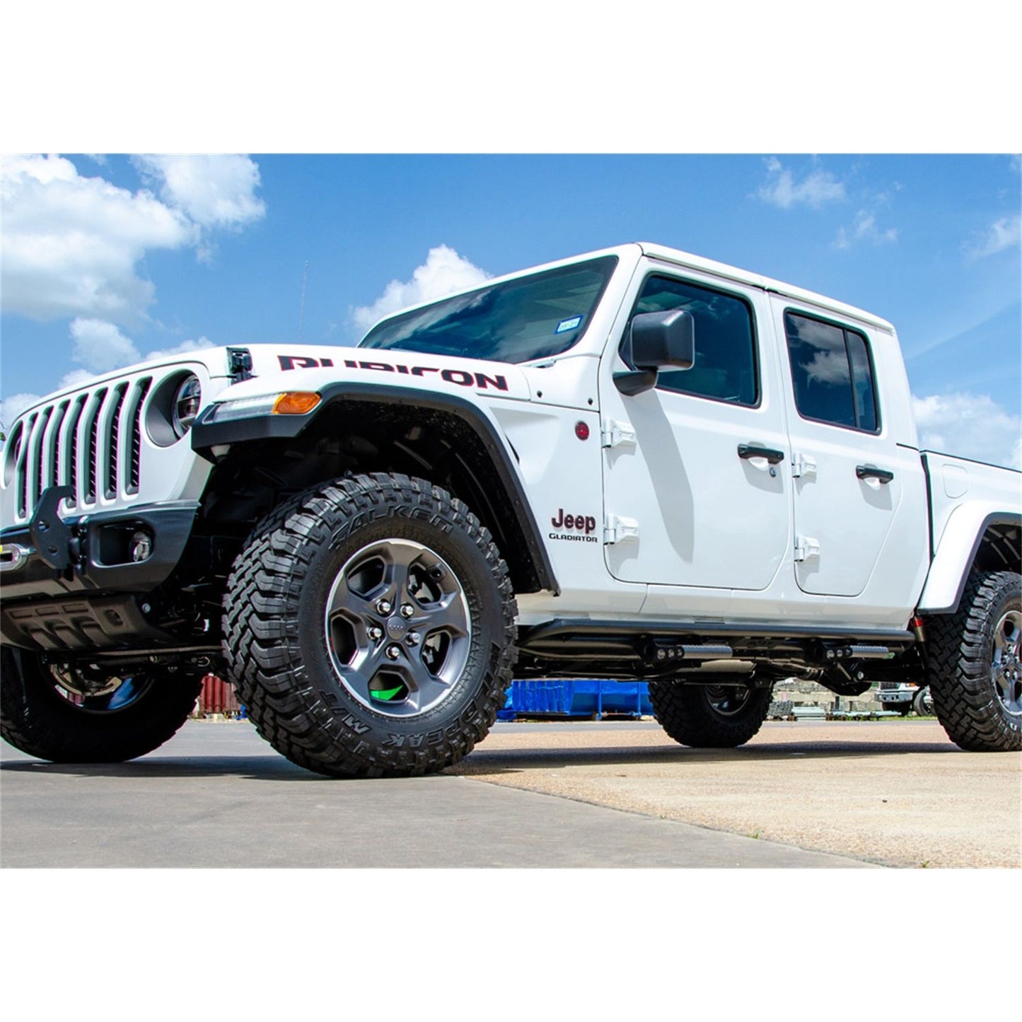 N-Fab | RKR Step Sys-Full Len (2 Stp Mnts/2 Stp)-20-24 Gladiator JT 4Dr-TX Blk | J194TRKRS4