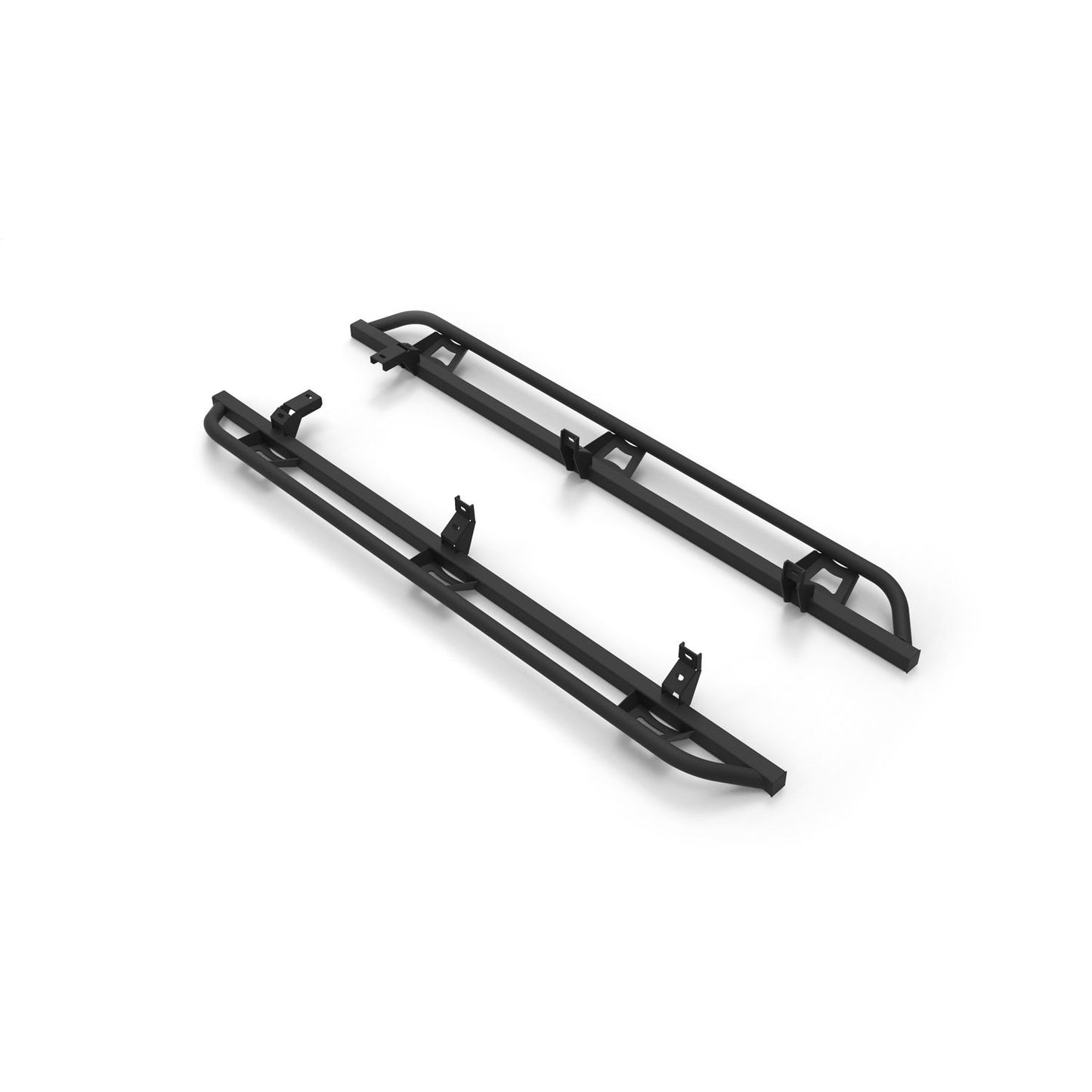 N-Fab | TrailSlider-Full Len (2 Steps)-21-24 Ford Bronco 4-Dr-TX Blk | TSF214B-TX