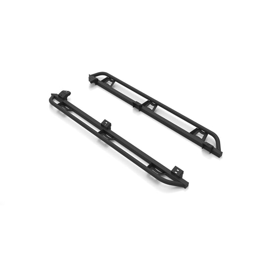 N-Fab | TrailSlider-Cab Len (2 Steps)-16-23 Tacoma Double-TX Blk | TST16CC-TX