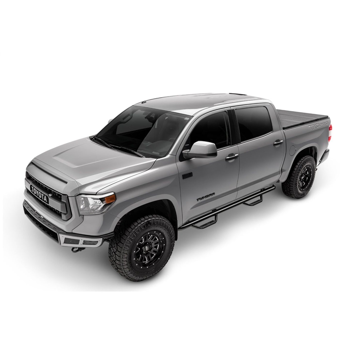 N-Fab | Nerf Step-W2W w/o Bed Acs (2 Stps)-15-24 F150 5ft.7in. SuperCrew-Gloss Blk | F1596CC