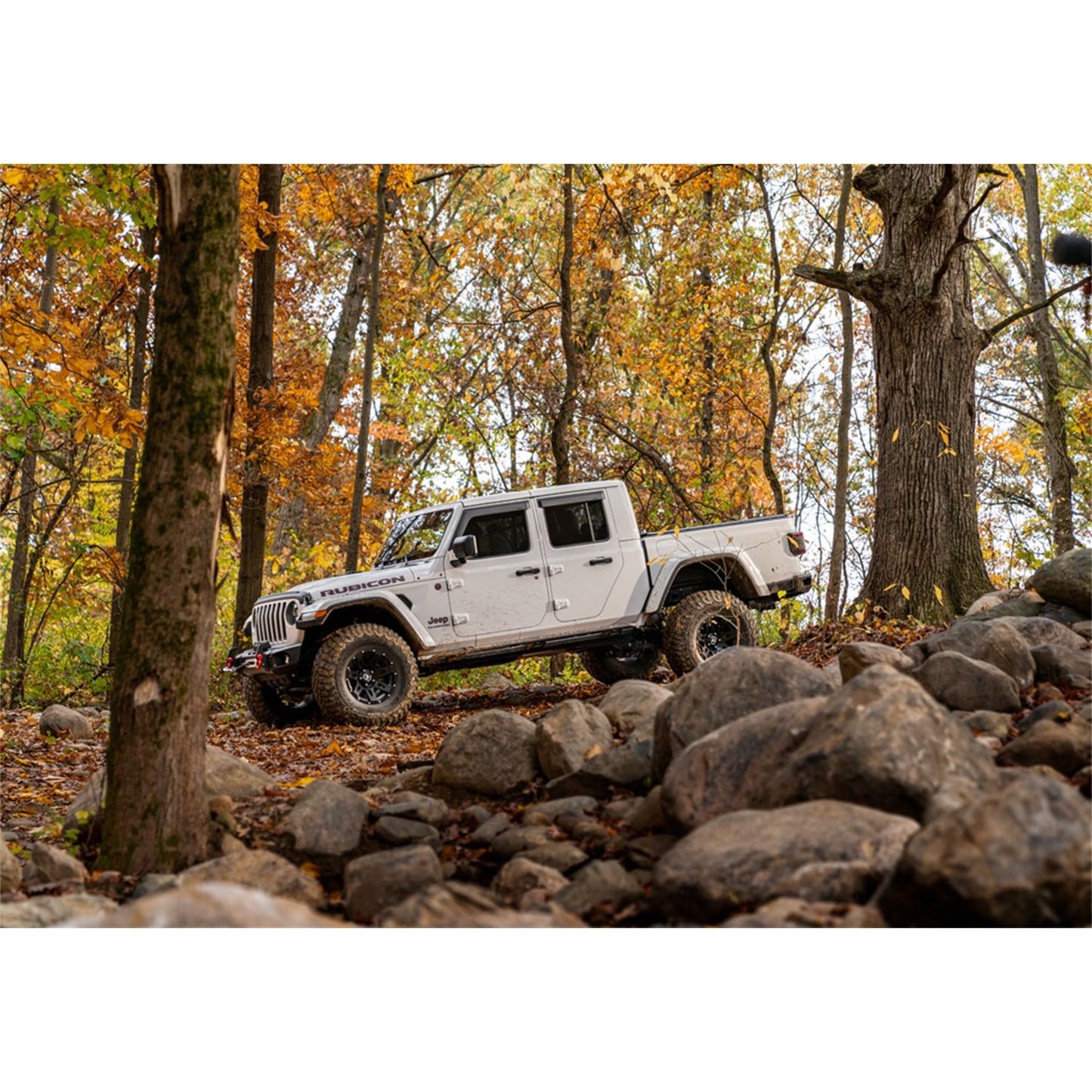 N-Fab | TrailSlider-Cab Len (2 Steps)-20-24 Gladiator-TX Blk | TSJ194-TX