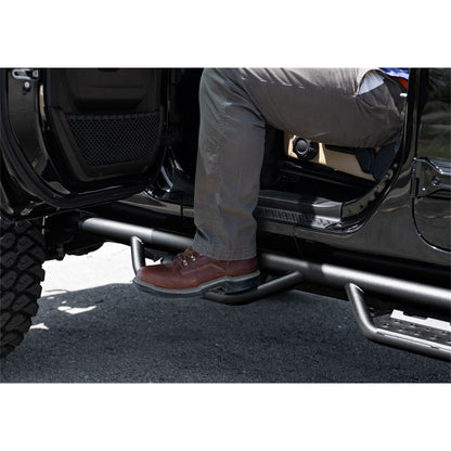 N-Fab | Nerf Step RS-Full Len (2 Stps)-07-18 Wrangler JK 4Dr-TX Blk | 507416412