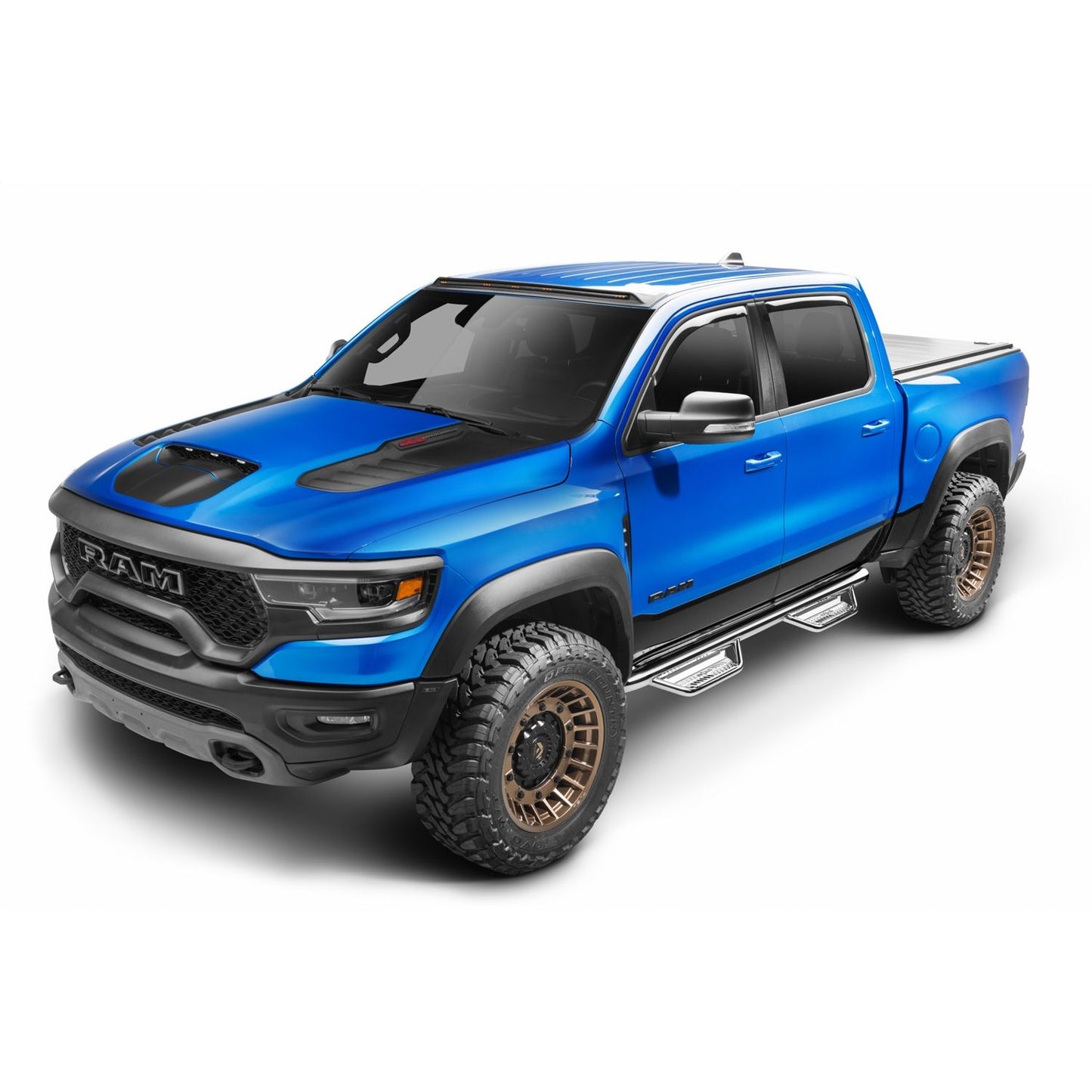 N-Fab | Podium SS-Cab Len (2 Steps)-19-24 (New Body Style) Ram 1500 Crew-SS | HPD1980CC-SS